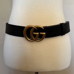 Authentic GUCCI GG Marmont Belt - Size 85